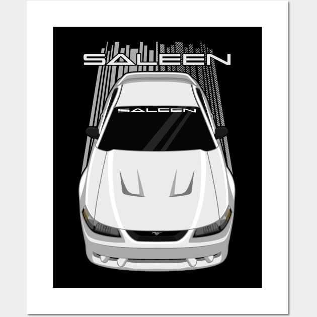 Ford Mustang Saleen SN95 - 1999-2004 - White Wall Art by V8social